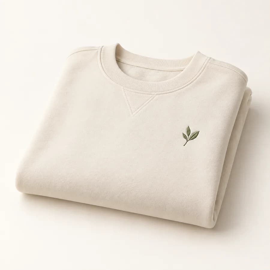 Illustration : sweat brodé personnalisable