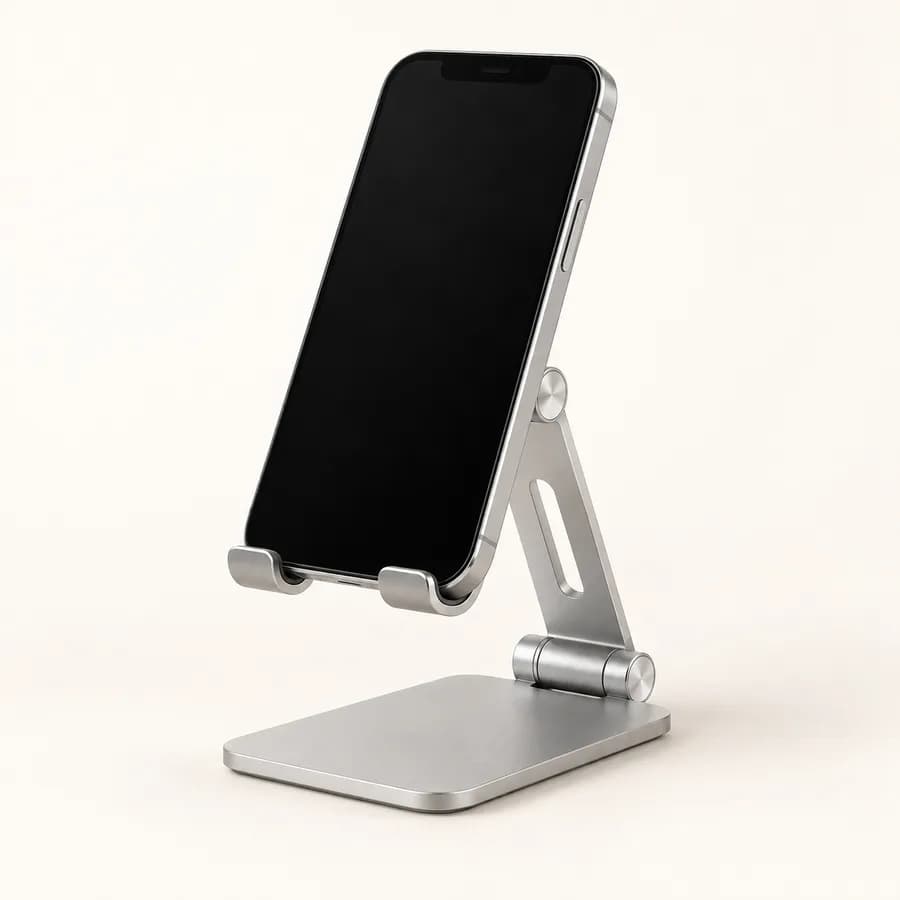 Illustration : support pliable pour smartphone