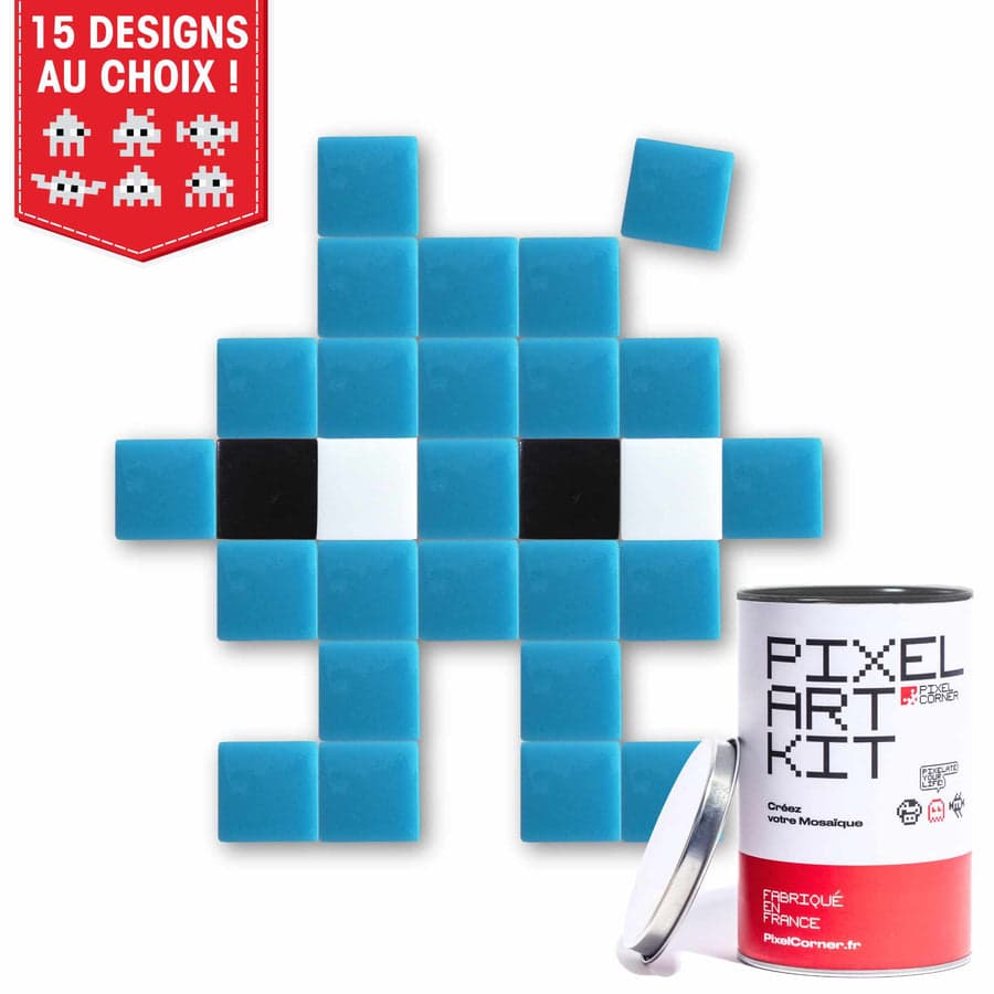 Kit de mosaïque Pixel Corner Les Tiny(s) avec petit alien en pixel art