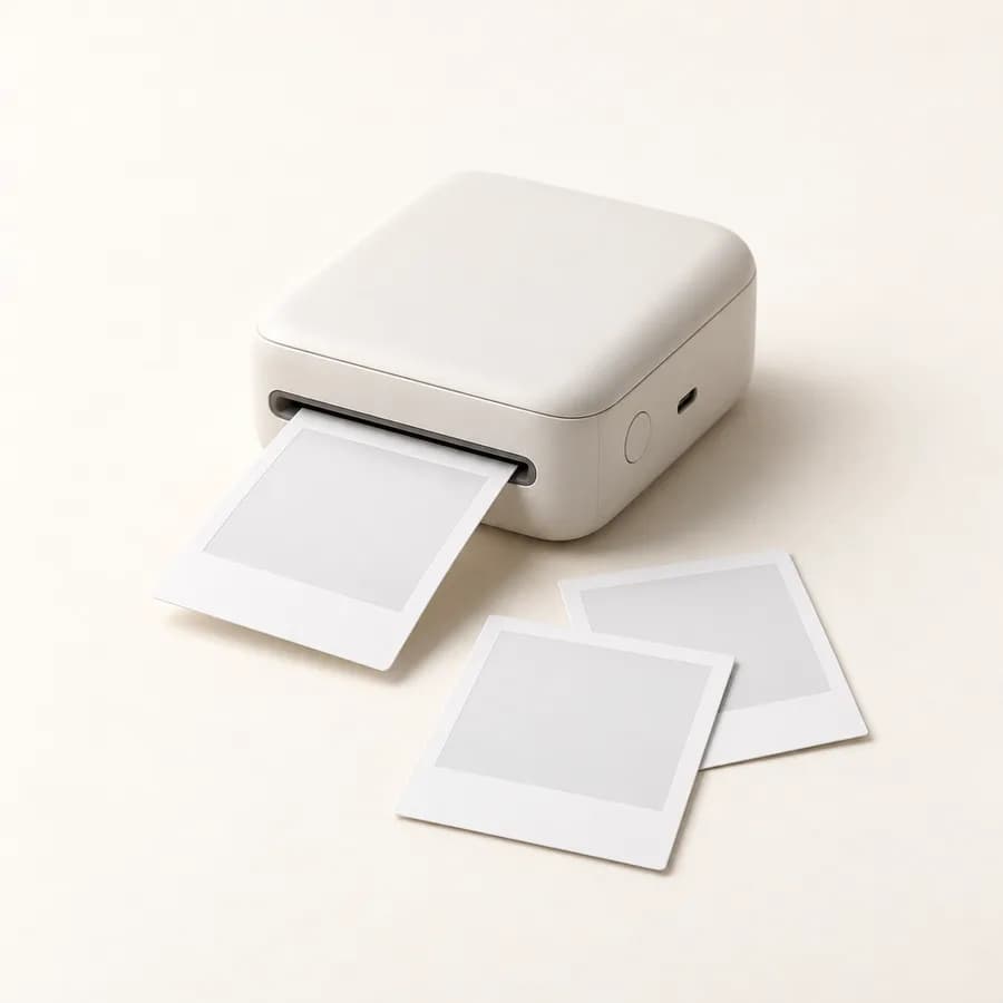 Illustration : mini imprimante photo