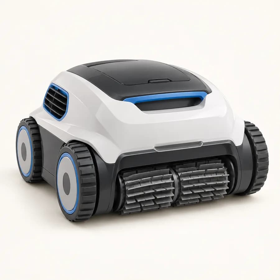 Illustration : robot nettoyeur de piscine