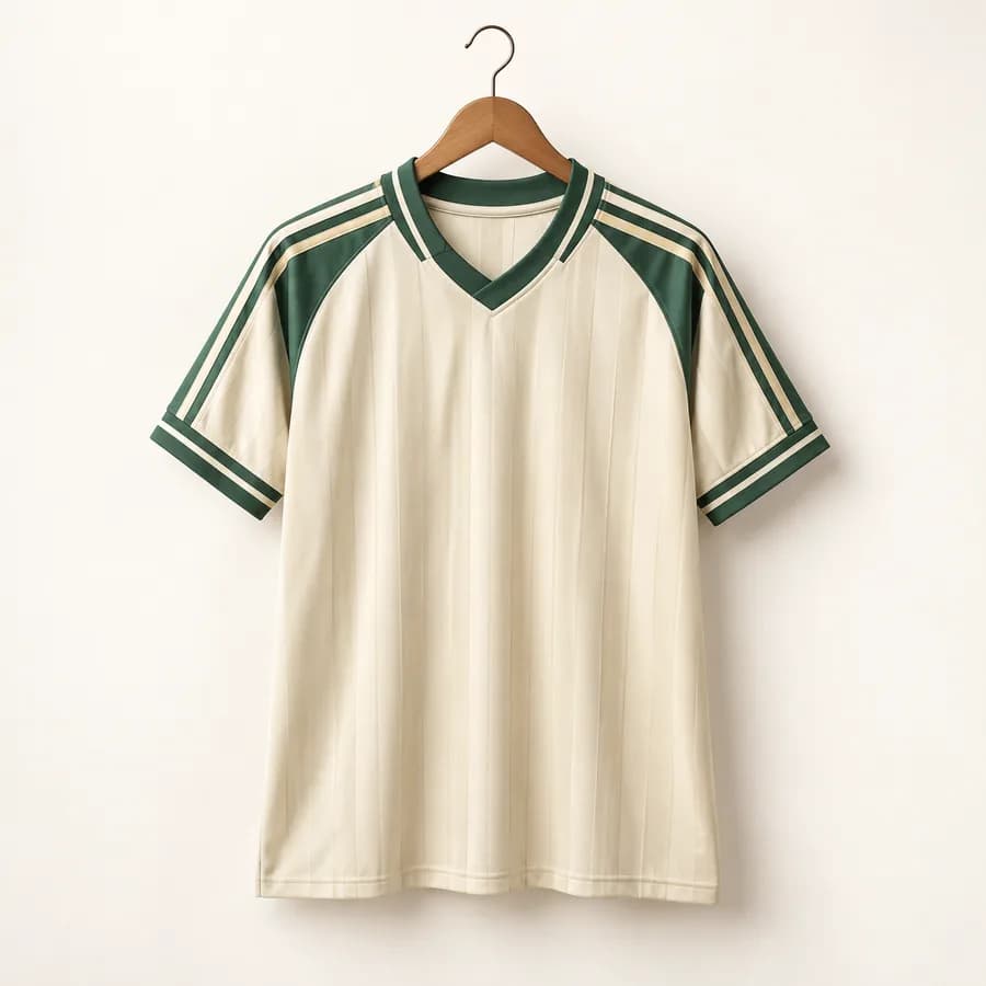 Illustration : maillot de football au style rétro